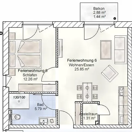 아파트 - Apartmenthaus Mit