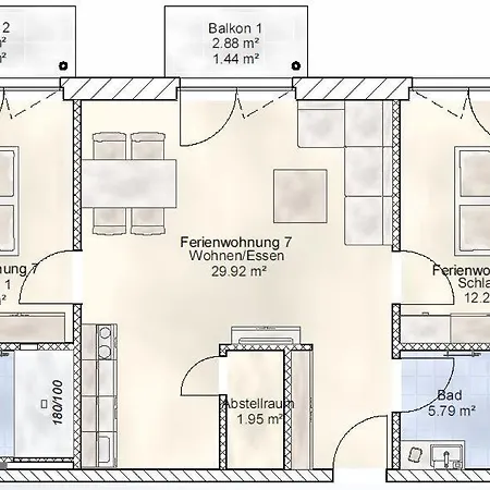 - Apartmenthaus Mit *